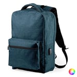 BigBuy Tech S1418353 Backpack, Adults Unisex, Navy Blue, One Size