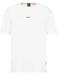 New Mens Hugo Boss T Chup Short Sleeve T-Shirt White Size L RRP£45