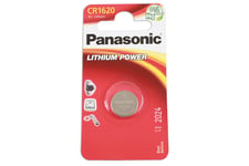 Panasonic Coin Cell Battery CR1620 - Pack 1 - Connect 36906 New