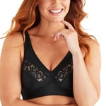 Swegmark BH Pure Grace Soft Bra Svart polyamid D 95 Dam