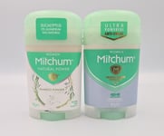 Duo Mitchum Women 24HR Natural Vegan Deodorant Stick - 40g Each 