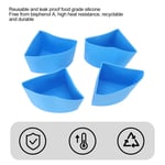(Blue)4 In 1 Recyclable Leakproof Pot Divider Liner Slow Cooker Divider Liner