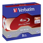 Verbatim BR BD-RE Dual-Layer 50GB scratchGuard 5p Single