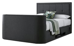 Smart TV Beds Bed Verona Kingsize Ottoman Frame - Grey