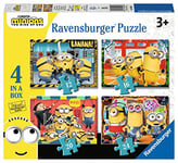 Ravensburger Puzzles Minions 2 The Rise of Gru de 10,2 cm (12, 16, 20, 24 pièces) pour Enfants à partir de 3 Ans, 5060, Multicolore