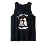 Funny I Found My Valentine For Dog Lover Tank Top