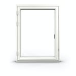 NorDan Sidohängt Fönster Tanum 3-Glas Aluminium Sidohangt fönster Alu FS h:11 x 13