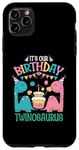 Coque pour iPhone 11 Pro Max Anniversaire amusant pour enfants jumelles sœurs 1er, 2e, 3e, 4e, 5e
