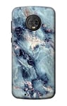 Blue Marble Texture Graphic Printed Case Cover For Motorola Moto G6