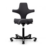 HÅG Capisco 8106 - ergonominen toimistotuoli 265 mm Ei Musta Tummanharmaa (EXR145)