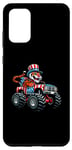 Galaxy S20+ Patriotic Tiger 4th July Monster Truck American Case