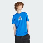 adidas Italy Football Fan Graphic T-Shirt Men