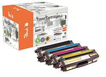 Peach Pack Plus B320/325/328 Module de Toner XL (2 x K, C, M, Y) remplace Brother TN-328 pour Brother DCP -9270 CDN, Brother HL -4500, Brother HL -4570 CDW, Brother HL -4570 CDWT