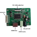 Mini tableau de commande de contrôleur EDP LED HDMI, pour écran de panneau 13.3 pouces LTN133AT17-104/102/101 1366x768