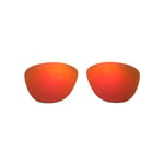 Walleva Fire Red Polarized Replacement Lenses For Oakley Moonlighter Sunglasses