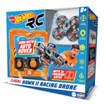 BLADEZ Hot Wheels Hawk 24 Racing Quad, Remote Control Drone, Flying Toy, Perform Stunts and Race, RC 2.4 GHz with lights, Crash Resistant, Licensed Toy by Bladez Toyz