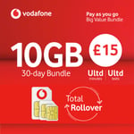 Vodafone VODAFONE 20GB Pay As You Go SIM Card