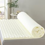 ZINUS Surmatelas en Mousse à mémoire de Forme rafraîchissante en cuivre Tourbillon de 5,1 cm, antimicrobien et résistant aux odeurs/Design de Flux d'air, lit Double
