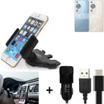 For Huawei P60 + CHARGER Mount holder for Car radio cd bracket