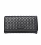 Gucci Women's GG Continental Flap Wallet 449396 Black