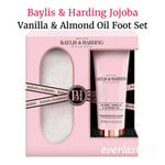 Baylis&Harding Jojoba Vanilla &Almond Oil Foot Socks Lotion & Gifts Set For Her