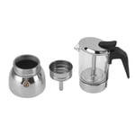 (4 Cups)Airshi Stovetop Moka Pot Dual Valve Extraction Electric Stove Moka Pot
