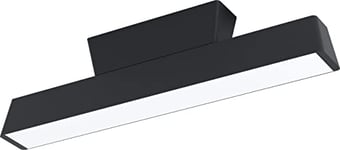 EGLO connect.z Luminaire plafonnier LED connecté Simolaris-Z, lampe de plafond intelligente ZigBee contrôlable par appli et commande vocale, blanc chaud - froid, RGB, dimmable, 47 cm