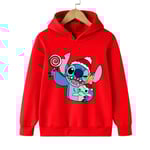 Rolig 90-tals Jul Stitch Hoodie Barnkläder Cartoon Kläder Flickor Pojkar Lilo och Stitch Tröja Hoodie Baby Casual Topp 59029 59029 140CM