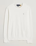 Polo Ralph Lauren Cotton Crew Neck Sweater Deckwash White