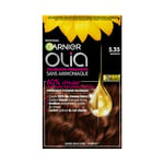 Coloration Cheveux Permanente Sans Amoniaque 5.35 Brownie Olia - La Boîte