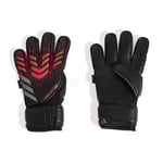 adidas Målvaktshandske Predator Match Fingersave Stealth Victory - Svart/Lucid Red, storlek 7½