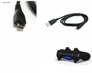 3m Long Charger Charging Lead Cable For PlayStation PS4 Slim Wireless Controller