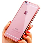 iPhone 8 Plus Case, iPhone 7 Plus Case, [Fusion] Rose Gold PC Back TPU Gel Case [Drop Protection/Shock Absorption Technology] For Apple iPhone 8 PLUS, iPhone 7 PLUS Case