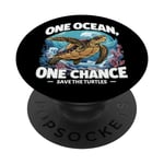 One Ocean, One Chance Save the Turtles PopSockets Swappable PopGrip