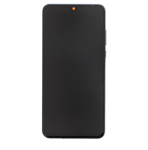 LCD-skärm + Touch Unit + Front Cover Huawei P30 Lite - Svart