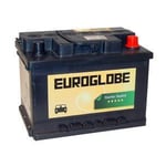 Euroglobe startbatteri 65Ah 580A +H L242 B175 H175