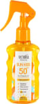 Victoria Beauty Sun Kiss SPF 50 Sun Oil Sunscreen Spray - Water-Resistant, Derma