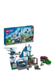 Police Station Truck Toy & Helicopter Set Blue LEGO