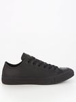 Converse Mens Tonal Leather Ox Trainers - Black