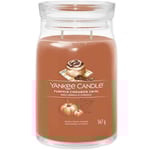 Yankee Candle Signature Large Jar Pumpkin Cinnamon Swirl 567g Brun