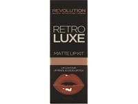 Makeup Revolution Retro Luxe Kit Matte Regal Lipstick And Lip Liner