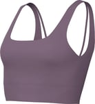 NIKE Alate Trace Bra Violet Dust/White S