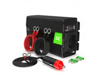 Green Cell Power Inverter 12V til 230V 500W/1000W Modificeret sinusbølge