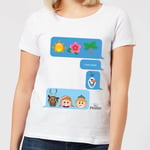 Disney Frozen I Love Heat Emoji Women's T-Shirt - White - XXL - White