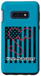 Coque pour Galaxy S10e Vintage Case Manager American Flag Patriotic, 4 juillet