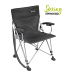 Outwell Perce, Camping Chair, Padded Armrests, High Stability & Oversized Feet