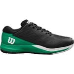 Wilson Rush Pro Ace Clay Black/Green - 2025 (ADIDAS skor: 46 2/3)
