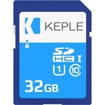Keple 32gb 32go Sd Memoire Carte De High Speed Sd Sdcarte Compatible Avec Olympus Pen E-Pl7, Stylus Sh-2, 1s, Sh-1, Tough Tg-3, Tg-4