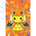 30x40cm vuxna barn 5D DIY set - Pikachu,
