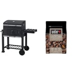 Tepro Toronto Click Barbecue au charbon de bois Anthracite/acier inoxydable & Weber Cubes Allume-Feux, Brun, Lot de 48